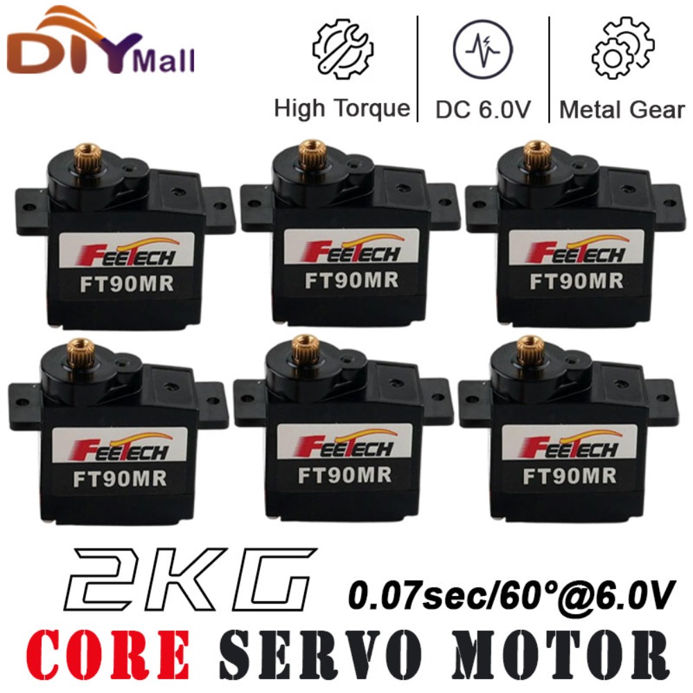 Micro Servo - 1/2/4 PCS Feetech FT90M Digital Metal