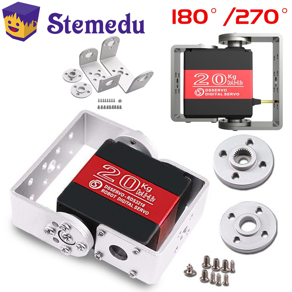 Robot Arm Metal - RDS3218 20KG 180/270 Degree Dual Shaft