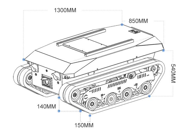 Crawler Dumper Truck Chassis w - Robot Chassis review and price