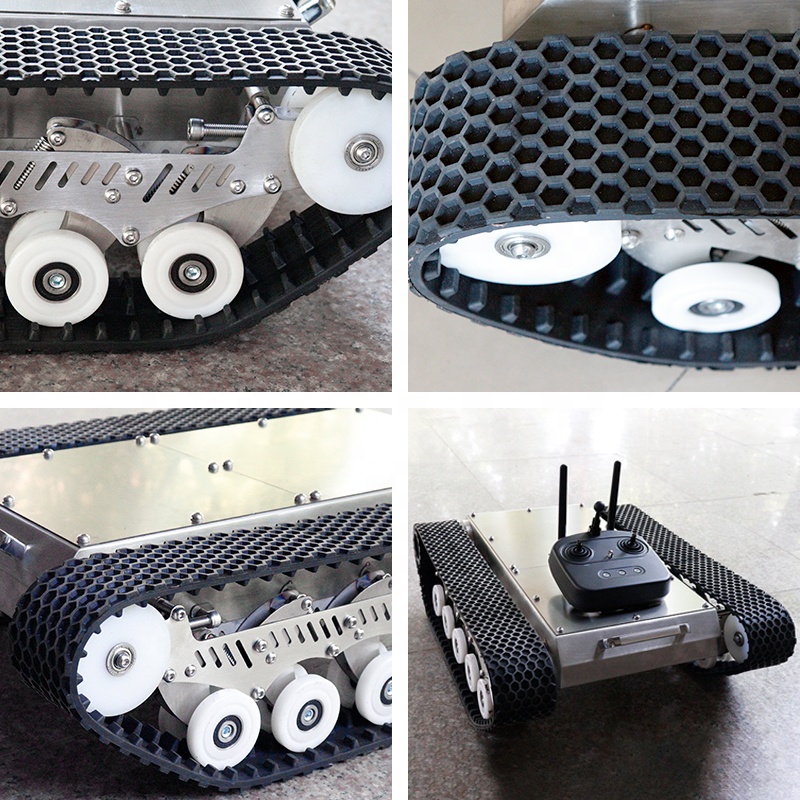 Rubber Track Robot Chassis Pla - Robot Chassis review and price