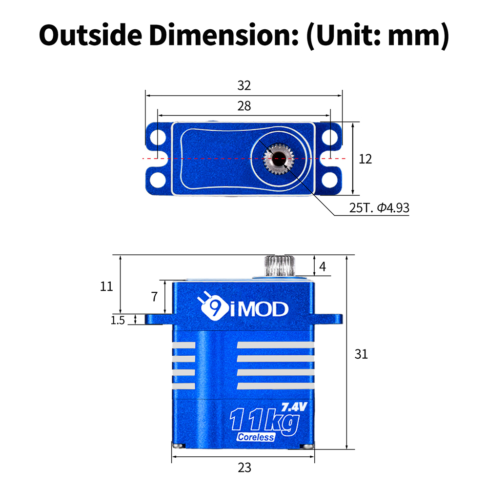 9IMOD Digital Micro Servo 11KG - Micro Servo review and price