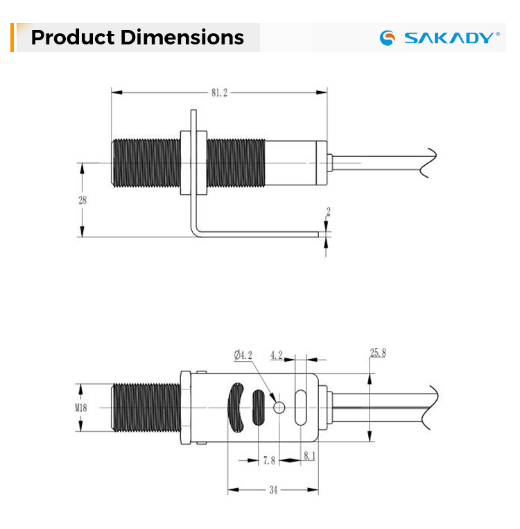 Sakady UKM18-6PO High Precisio - Ultrasonic Distance Sensor review and price