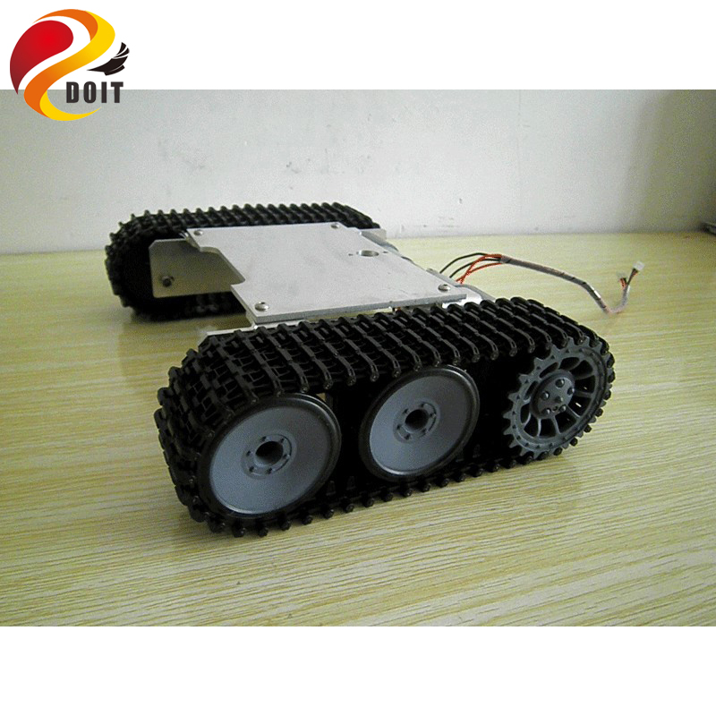 RC kit robot Tank Car Chassis  - Tracked Robot Chassis review and price