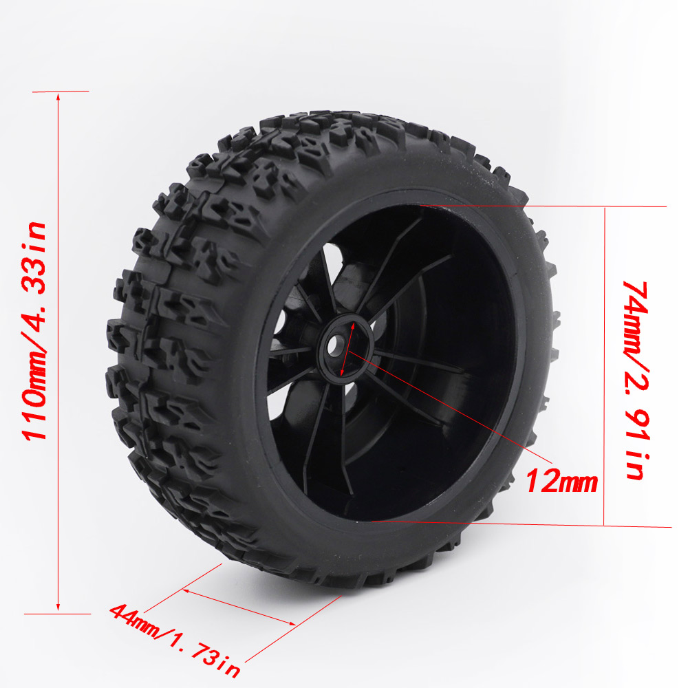 YSIDO 4pcs 110mm 1/10 Short Co - Omni Wheel review and price
