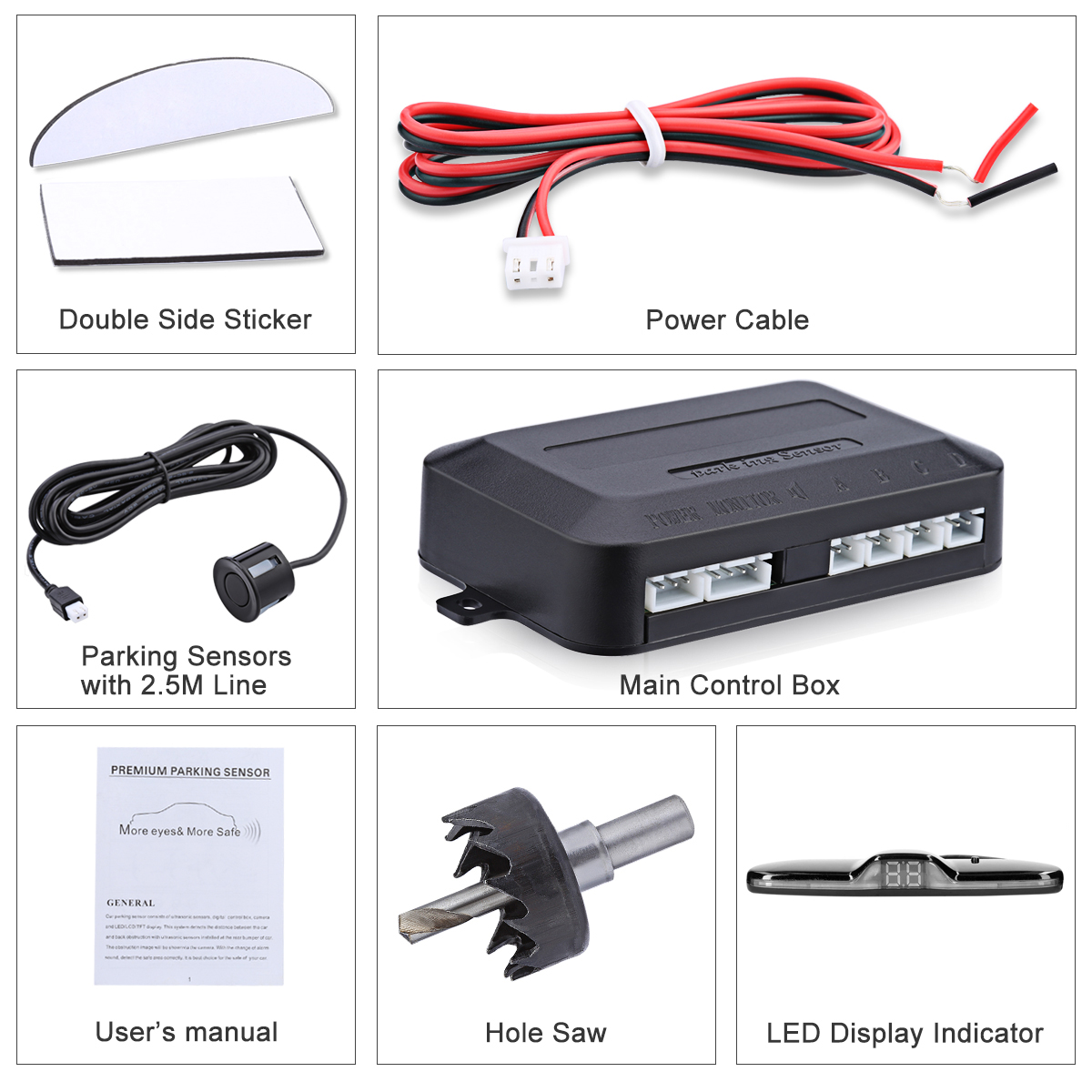 Car Reverse Radar Kit Vehicle  - Infrared Obstacle Sensor review and price