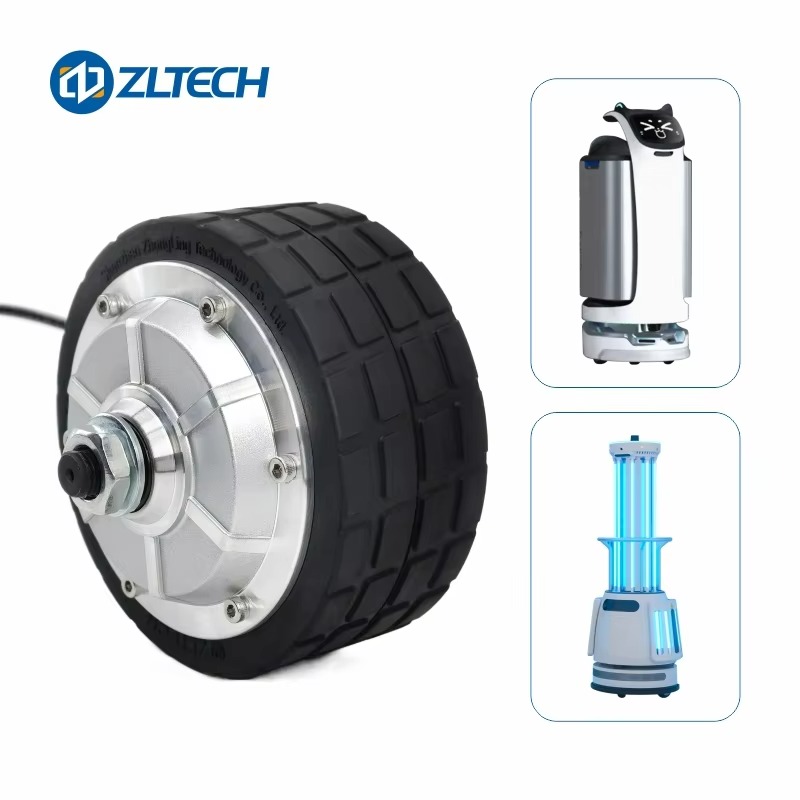 4.5 Inch DC 24V 200W 150kg Loa - Robot Wheel review and price
