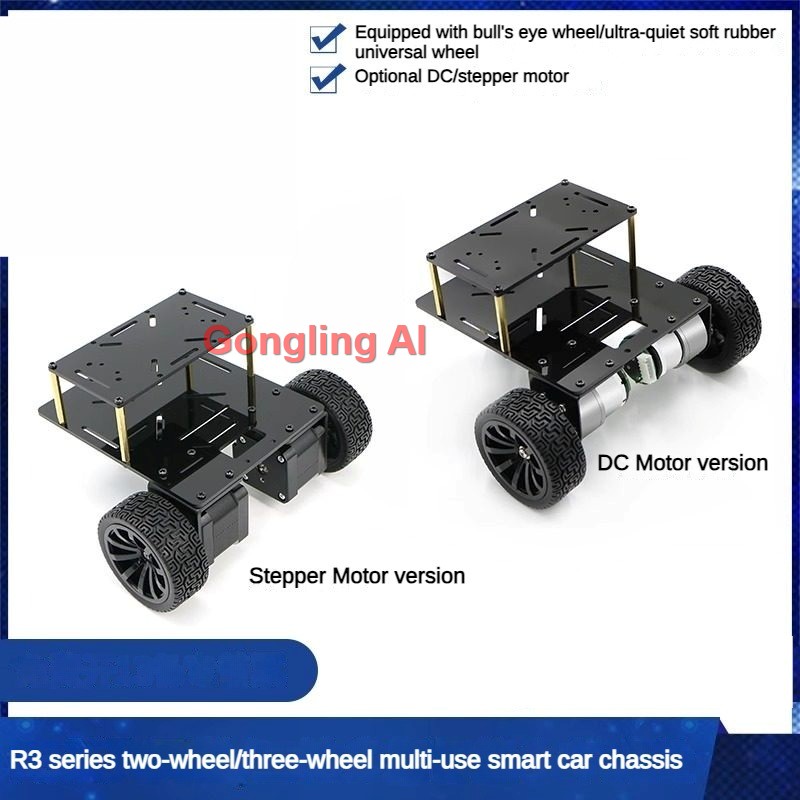 3WD Robot Car DC / Stepper Mot - Tracked Robot Chassis review and price