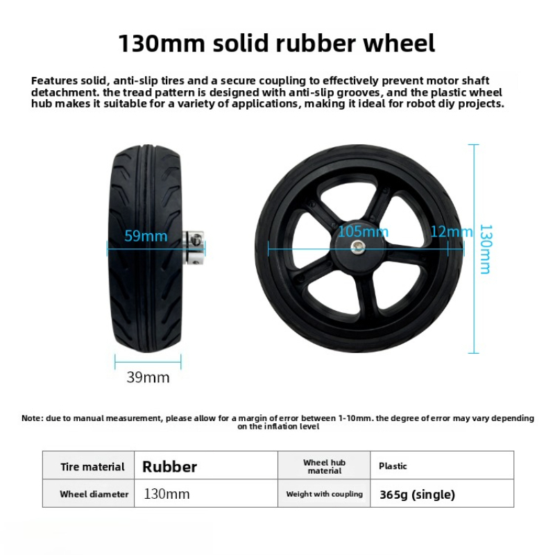 Smart Car Solid Rubber Wheel,  - Robot Chassis review and price
