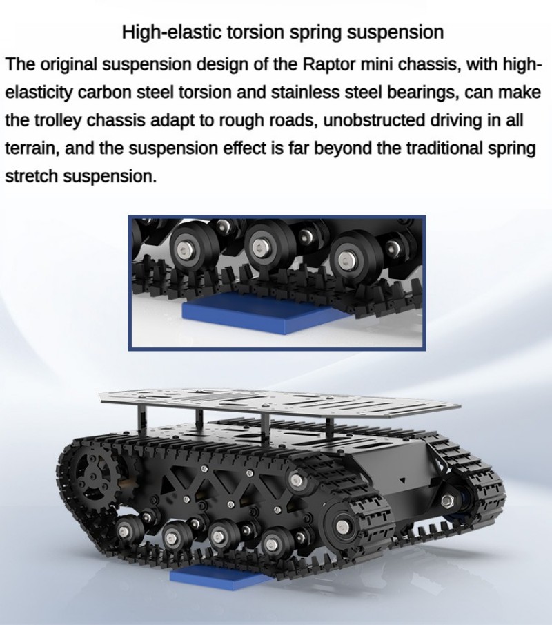 RC Tank 10KG Load Strong Shock - Tracked Robot Chassis review and price